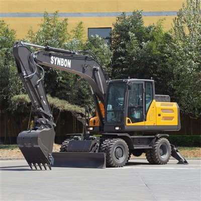 Excavatrice à roues compactes .